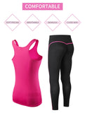 Sports Running Cropped Top +Leggings Set Women Fitness Suit Yoga Sets Gym Trainning Set Clothing workout fitness women yo