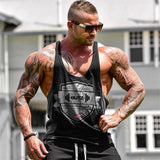 Summer men's bodybuilding vest gym fitness sleeveless shirt 2019 new men's cotton clothing fashion brand vest top