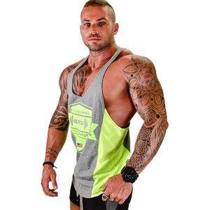 Summer men's bodybuilding vest gym fitness sleeveless shirt 2019 new men's cotton clothing fashion brand vest top
