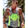 Summer men's bodybuilding vest gym fitness sleeveless shirt 2019 new men's cotton clothing fashion brand vest top