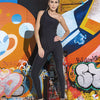 2020 Woman Sportswear Yoga Set Mesh Patchwork Black Sport Suit Jumpsuit Fitness Clothing Female Tracksuit for Women Gym Clothing