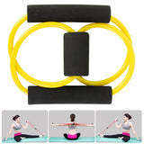 8 Word Elastic Band Yoga Chest Developer Rubber LOOP Latex Resistance Bands Fitness Equipment Stretch Training Crossfit