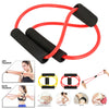 8 Word Elastic Band Yoga Chest Developer Rubber LOOP Latex Resistance Bands Fitness Equipment Stretch Training Crossfit