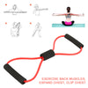 8 Word Elastic Band Yoga Chest Developer Rubber LOOP Latex Resistance Bands Fitness Equipment Stretch Training Crossfit