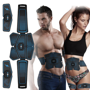 Abdominal Muscle Stimulator Trainer EMS Abs Weight Loss Fitness Equipment Training Electrostimulator Toner Exercise Sport Kit