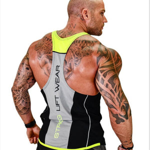 HETUAF New Men Tank top Gyms Workout Fitness Bodybuilding sleeveless shirt Male Cotton clothing Casual Singlet vest Undershirt