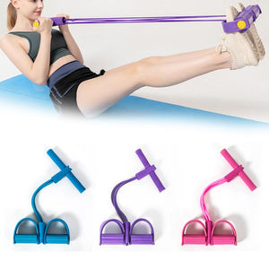 Multi-Function Tension Rope Fitness Pedal Exerciser Rope Pull Band Fitness Equipments Resistance Bands