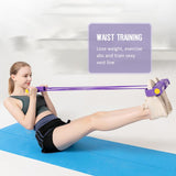 Multi-Function Tension Rope Fitness Pedal Exerciser Rope Pull Band Fitness Equipments Resistance Bands