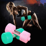 Dumbbells Women's Children's Water Filled Dumbbells 2 Water Bottle Dumbbells Fitness Exercise Equipment