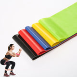 5 Levels Yoga Resistance Rubber Bands Indoor Outdoor Fitness Equipment 0.35mm-1.1mm Pilates Sport Training Workout Elastic Bands