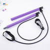 1PC Pilates Stick Yoga Resistance Bands Gym Equipment Elastic Bands Fitness Training Body Crossfit Gym Rubber Tube yoga pilates