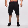 Mens cotton shorts Calf-Length gyms Fitness Bodybuilding Casual Joggers workout Brand sporting short pants Sweatpants Sportswear